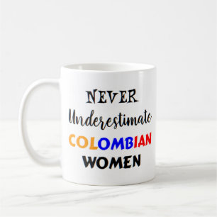 caneca de café de mulheres colombianas
