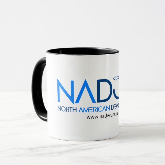 Caneca de café de NADOG (Frente Esquerda)