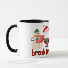 Caneca de Café de Natal Cantando