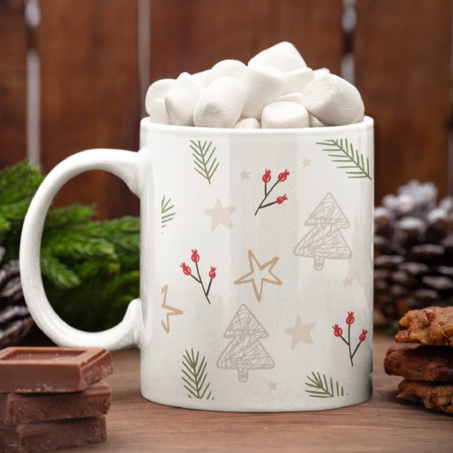 Caneca De Café De Natal Com Desenhos De Natal (Criador carregado)