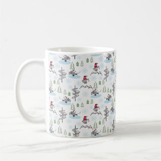 Caneca de café de Natal da Wonderland Winter