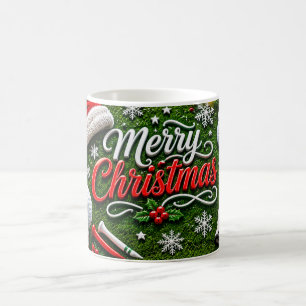 Caneca de Café de Natal de Golfe