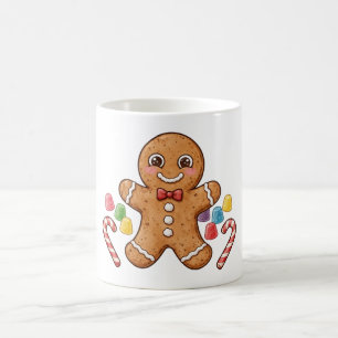 Caneca de Café de Natal do Amigo Biscoito de Gengi