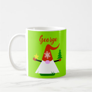 Caneca de café de Natal Gnome Fofo