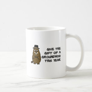 Caneca De Café Dê o presente de um Groundhog este ano