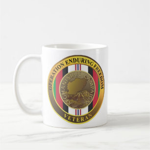 Caneca de café de OEF (liberdade de resistência 