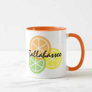 Caneca de café de OrangeLimeLemon do citrino de