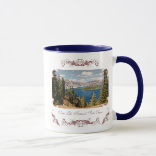 Caneca de café de Oregon do lago crater