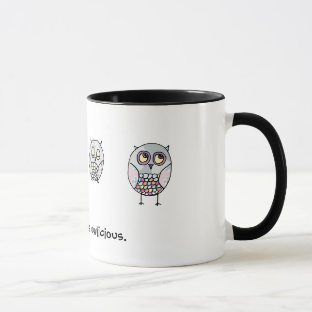 Caneca de café de Owlicious (Direita)
