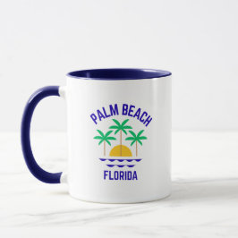 Caneca de café de Palm Beach Flórida