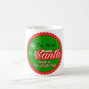 Caneca De Café De Papais noeis Personalizados