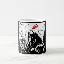 Caneca de café de "Paris" do abstrato