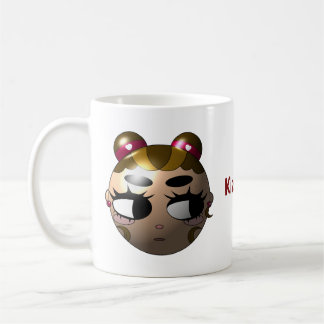 Caneca de Café de Personagem Kawaii de Anime Fofa
