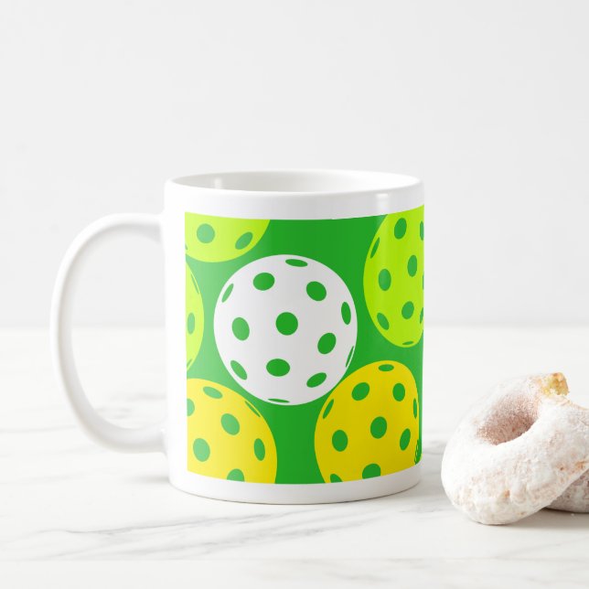 Caneca de Café de Pickleball (Com Donut)