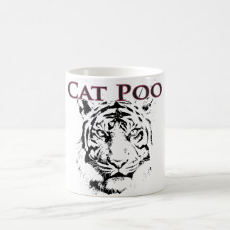 Caneca de café de Poo do gato