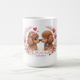 Caneca de Café de Poodle Fofa – Caneca para Amante