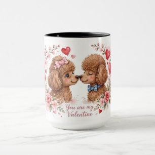 Caneca de Café de Poodle Fofa – Caneca para Amante