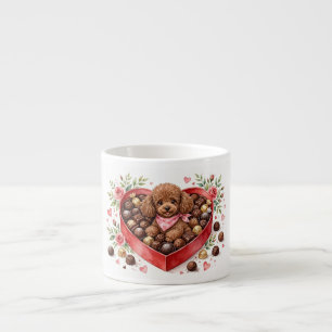 Caneca de Café de Poodle Fofa – Caneca para Amante