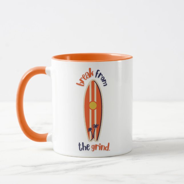 Caneca de Café de Prancha de Surf (Esquerda)