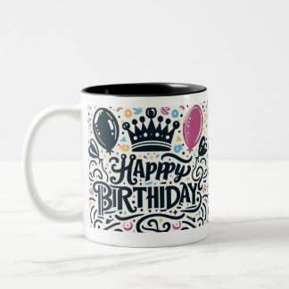 Caneca de café de presente de aniversário