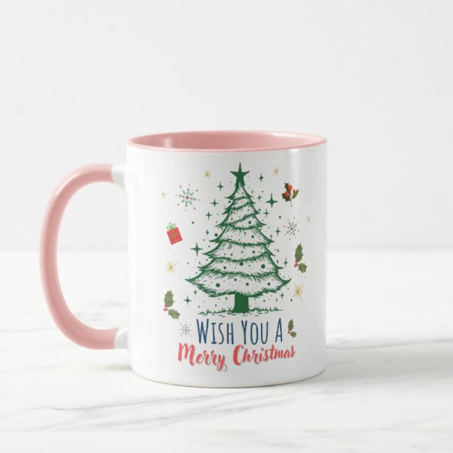 Caneca de café de presente de Natal (Esquerda)