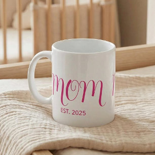 Caneca de Café de Presente para Mãe Fundada