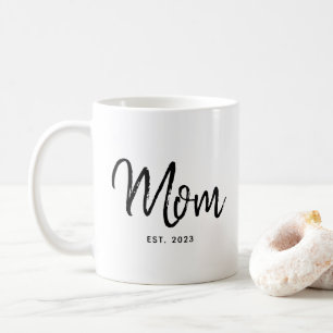Caneca de Café de Presente para Nova Mãe Estabelec