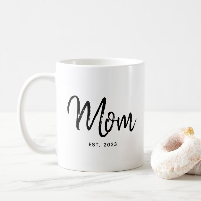 Caneca de Café de Presente para Nova Mãe Estabelec (Com Donut)
