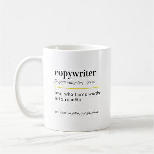 Caneca de Café de Presente para Redator Engraçado