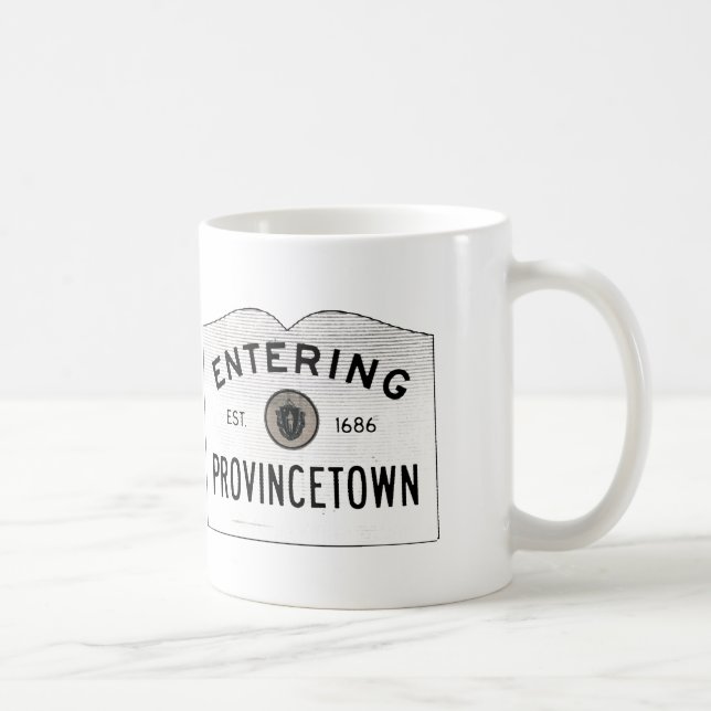 Caneca de café de Provincetown Cape Cod (Direita)