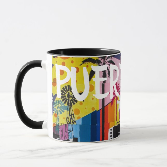 Caneca de café de Puerto Rico (Esquerda)