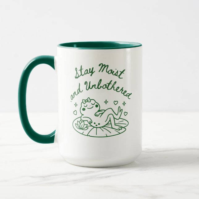 Caneca de Café de Rã Engraçada Presente (Esquerda)