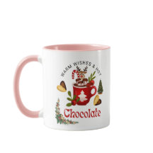 Caneca de café de rena de Natal Quente Fofa