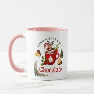 Caneca de café de rena de Natal Quente Fofa