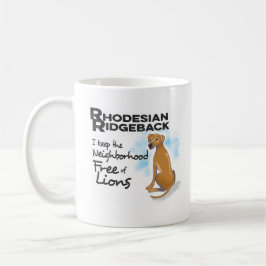 Caneca de café de Rhodesian Ridgeback