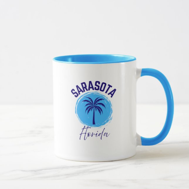 Caneca de café de Sarasota Flórida (Direita)