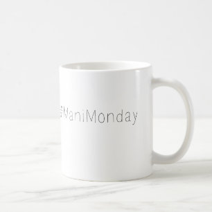 caneca de café de segunda-feira do #mani