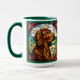 Caneca de café de Setter Irlandês Fofo