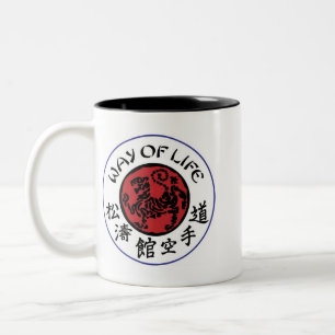 Caneca de café de Shotokan do modo de vida
