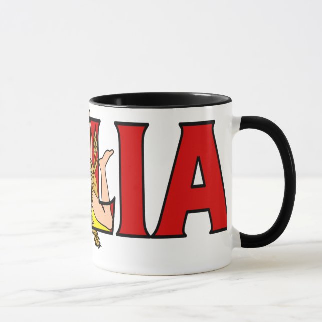 Caneca de café de Sicília (Direita)