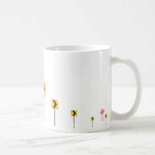 Caneca De Café De" sinais estrada YMy66 1