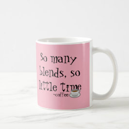 Caneca de café de tão muitas misturas