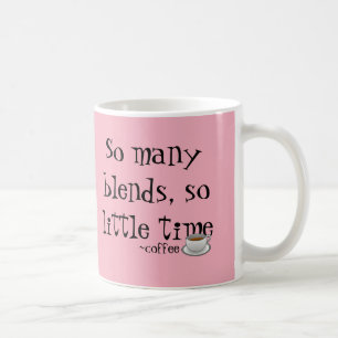 Caneca de café de tão muitas misturas