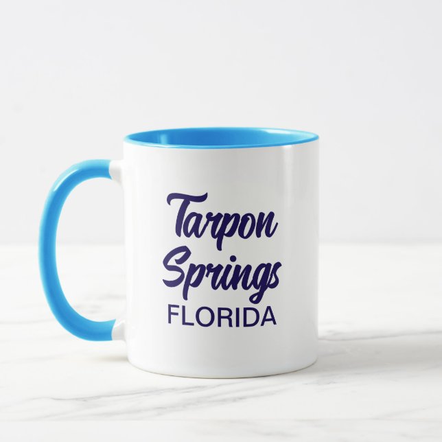 Caneca de café de Tarpon Springs Flórida (Esquerda)