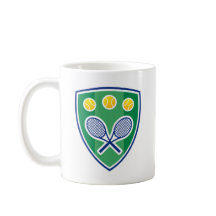 Caneca de café de tênis personalizada