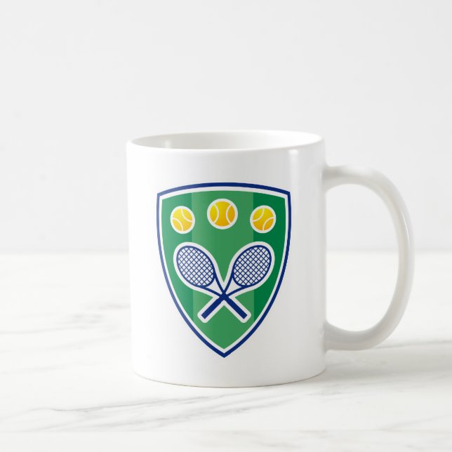 Caneca de café de tênis personalizada (Direita)