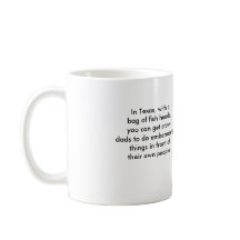 Caneca de café de Texas