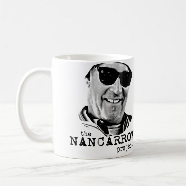 Caneca de café de TNP - logotipo preto (Esquerda)