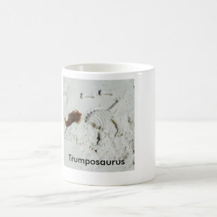 Caneca de café de Trumposaurus Donald Trump