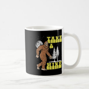 Caneca De Café Dê um passeio à noite do Pé Grande Camisa engraçad